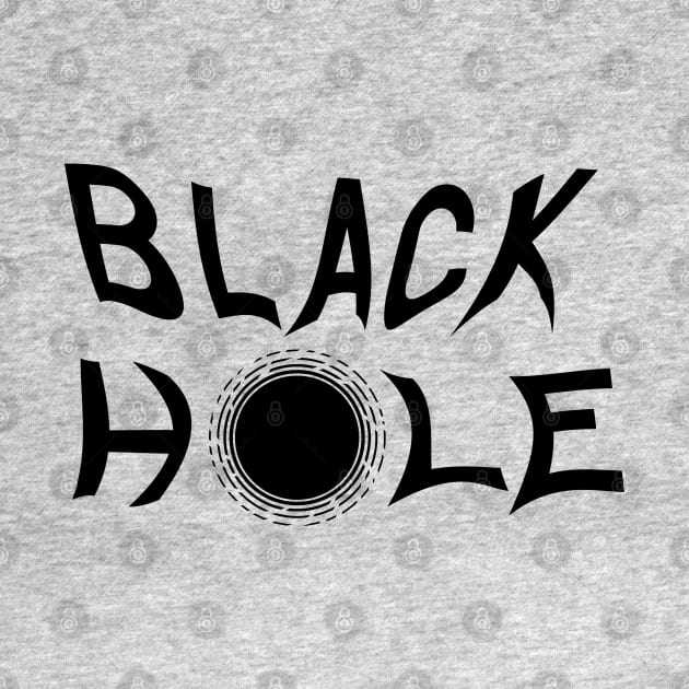 Black Hole Lettering by Lollik
